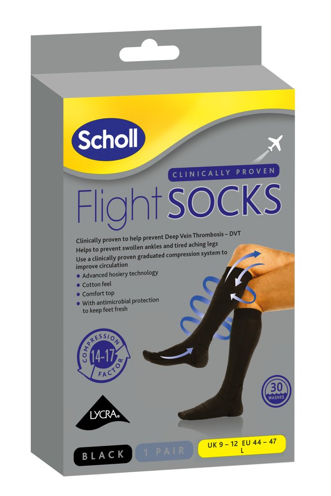 Scholl Flight Socks Sheer - Ballyduff Pharmacy