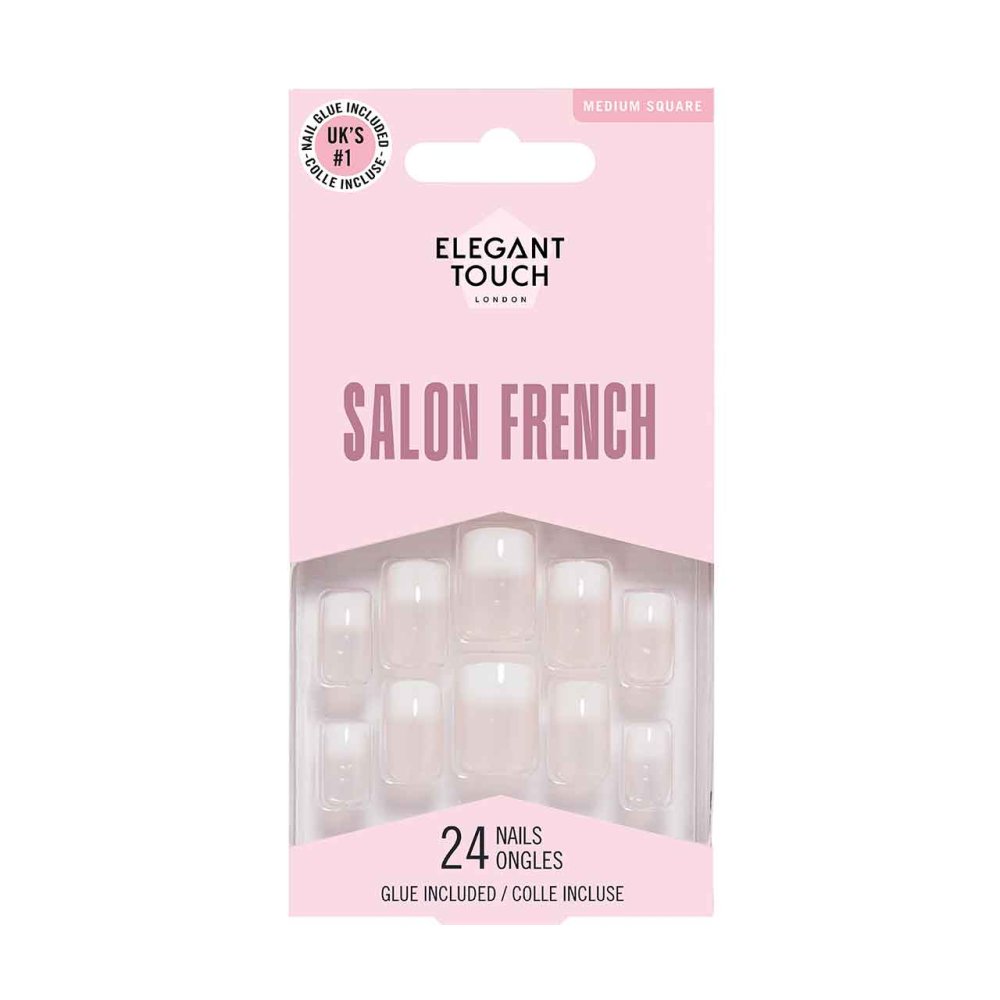 ELEGANT TOUCH FALSE NAILS - SALON FRENCH 103 ELEGANT TOUCH FALSE NAILS - SALON FRENCH 103