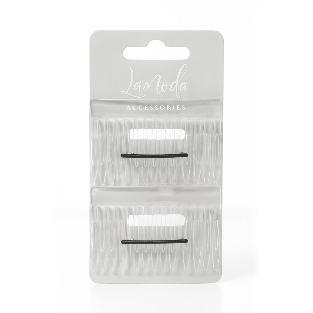 TWO CRYSTAL SIDE COMBS TWO CRYSTAL SIDE COMBS