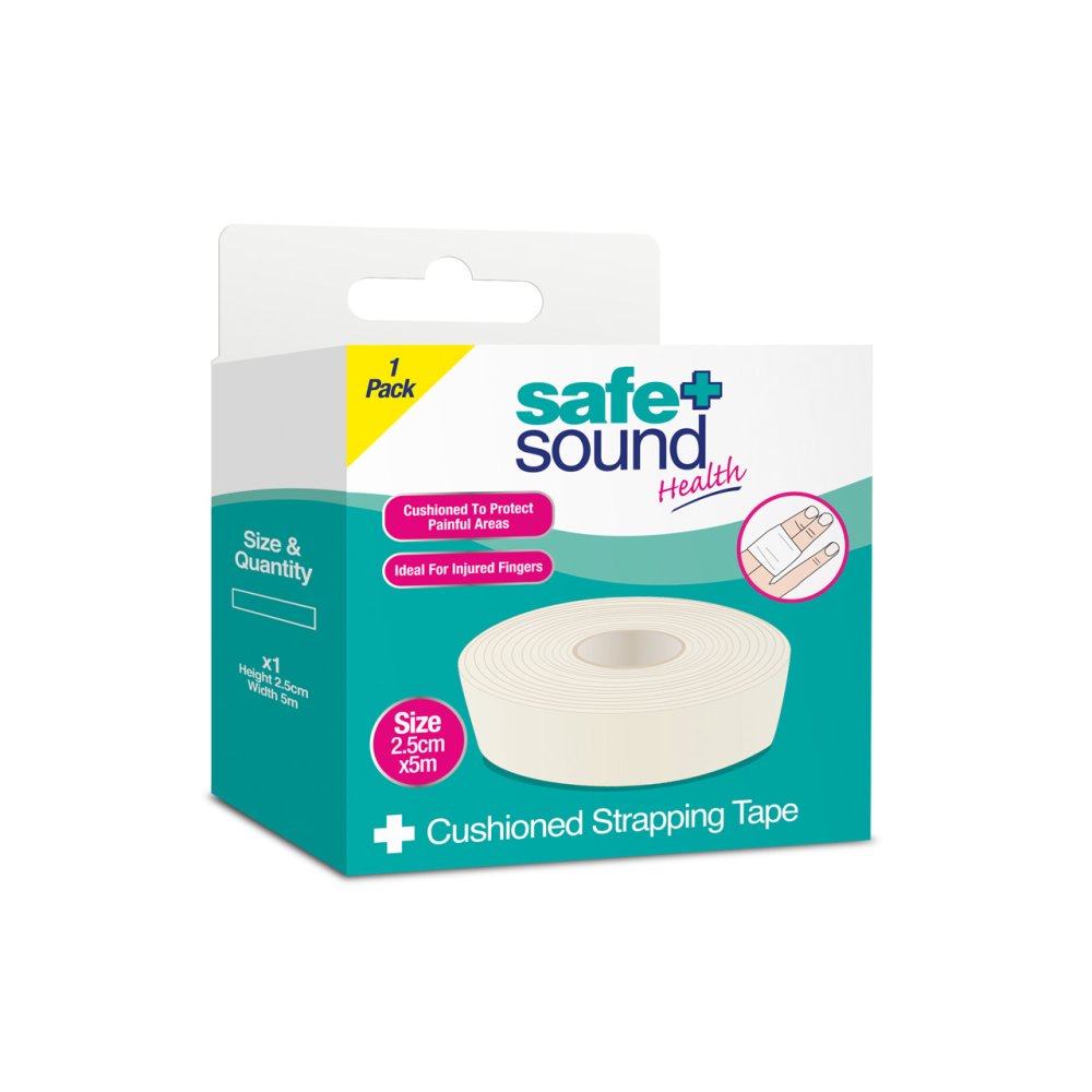 CUSHIONED STRAPPING TAPE Murrays Health & Beauty (Paul Murray Plc