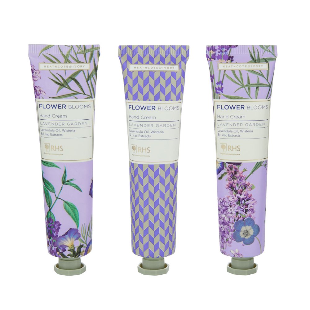 RHS LAVENDER GARDEN HAND CREAM TRIO Murrays Health & Beauty (Paul
