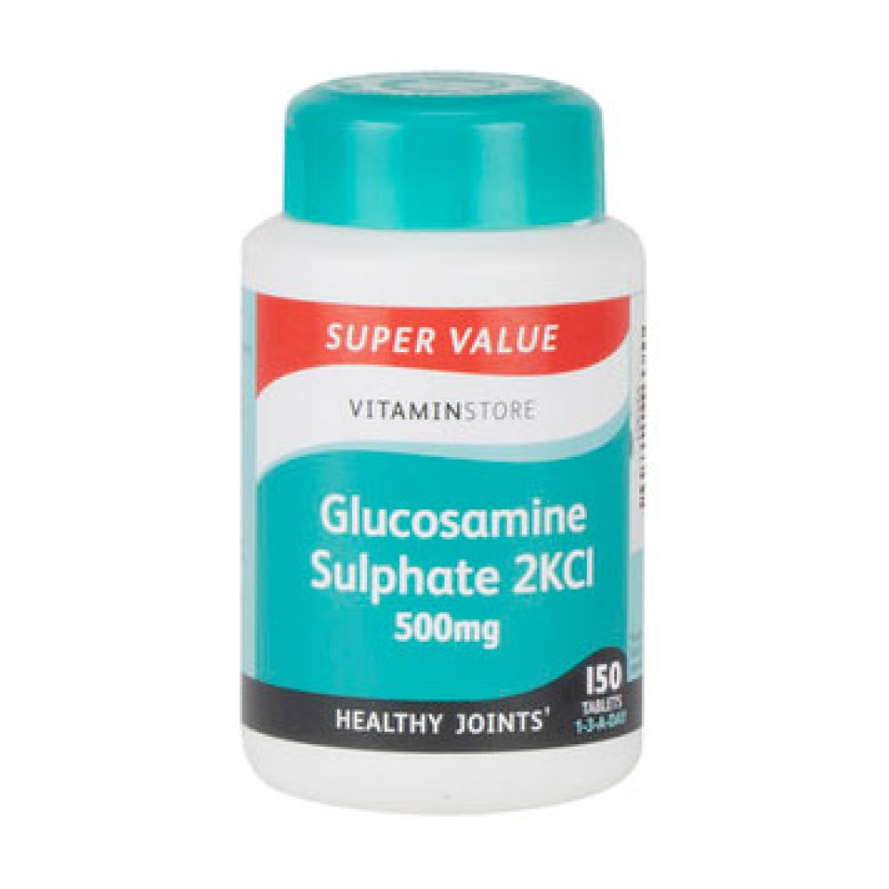 GLUCOSAMINE 500MG TABLETS 150S Murrays Health & Beauty (Paul Murray