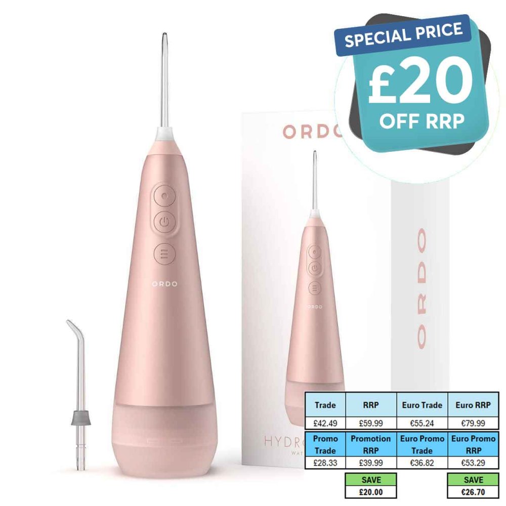 ORDO ROSE GOLD SONIC+ WATER FLOSSER ORDO ROSE GOLD SONIC+ WATER FLOSSER