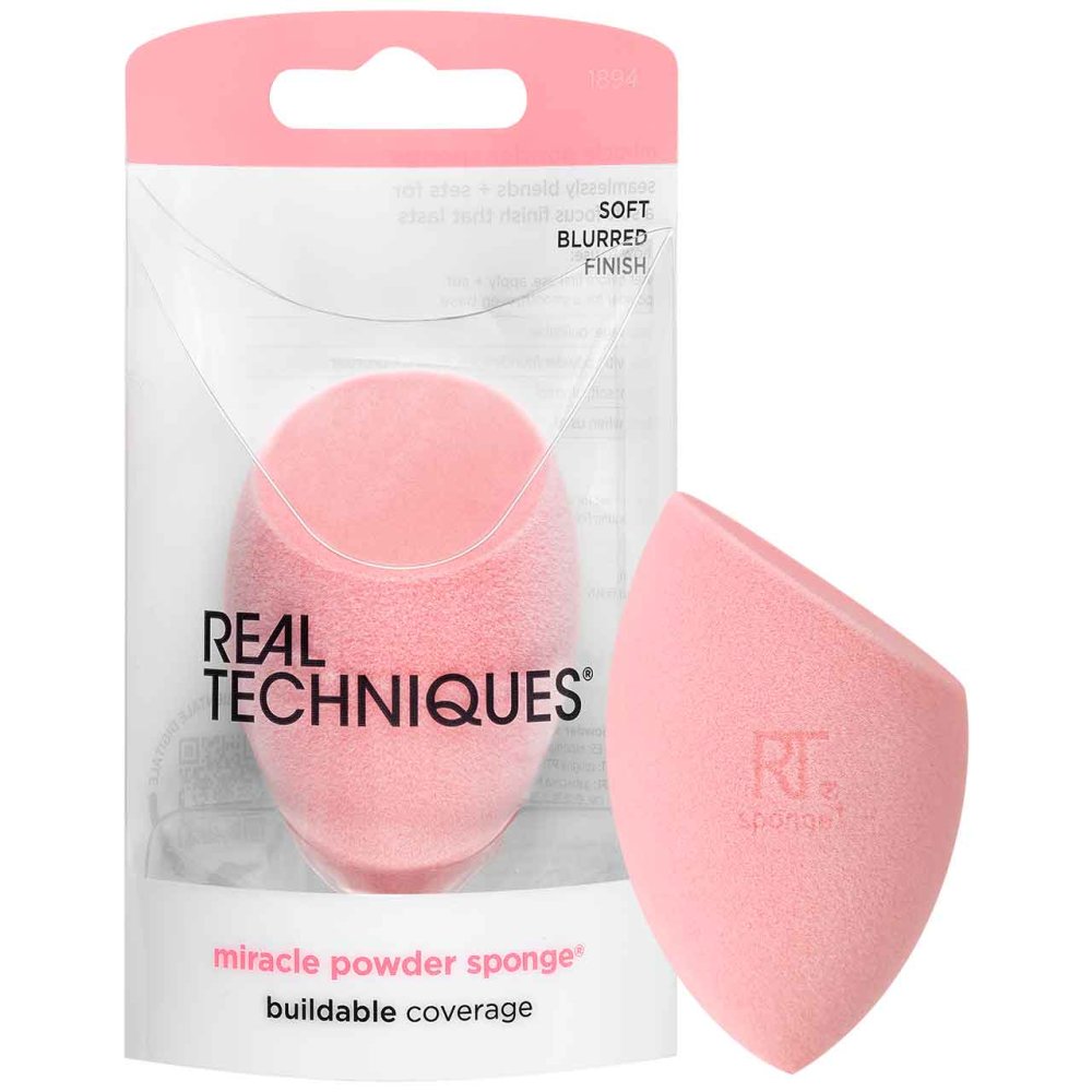 REAL TECHNIQUES MIRACLE POWDER SPONGE REAL TECHNIQUES MIRACLE POWDER SPONGE