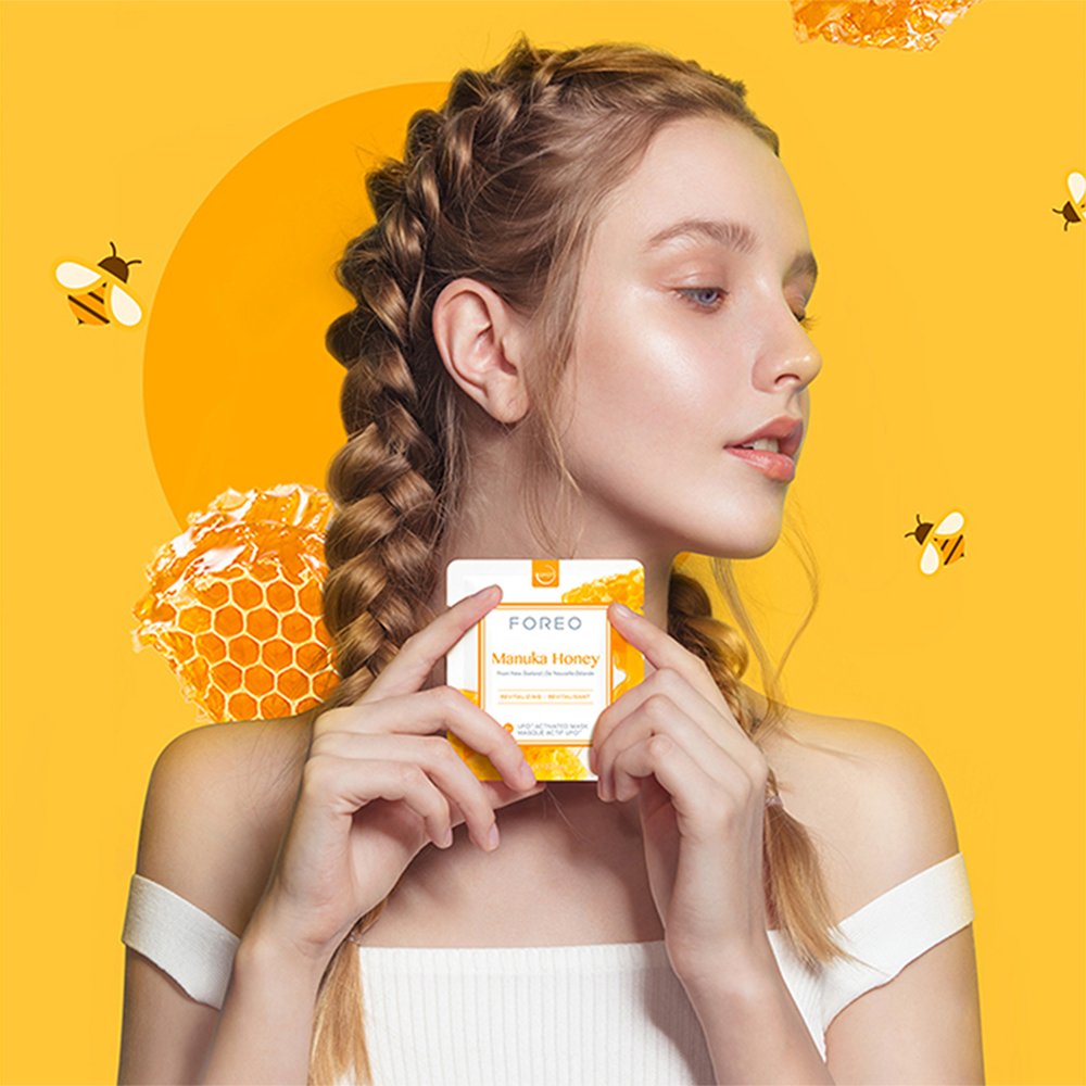 FOREO FARM TO FACE SHEET MASKS MANUKA HONEY 3'S | Murrays Health & Beauty  (Paul Murray Plc) | Health & Beauty Wholesaler