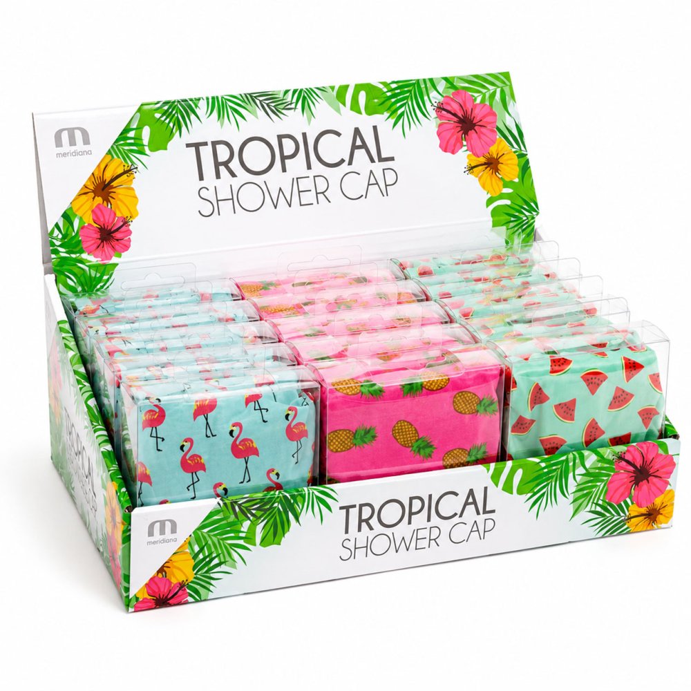 TROPICAL SHOWER CAP CDU TROPICAL SHOWER CAP CDU