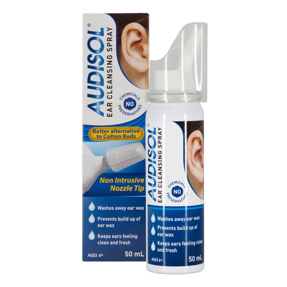 AUDISOL EAR CLEANSING SPRAY 50ML Murrays Health & Beauty (Paul Murray