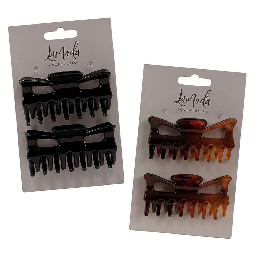 LARGE CLAW HAIR CLAMP SET 2 PC LARGE CLAW HAIR CLAMP SET 2 PC