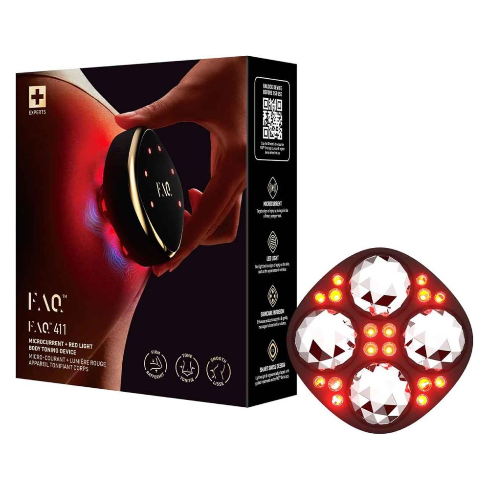 FOREO FAQ 411 MICROCURRENT LED BODY TONING DEVICE FOREO FAQ 411 MICROCURRENT LED BODY TONING DEVICE