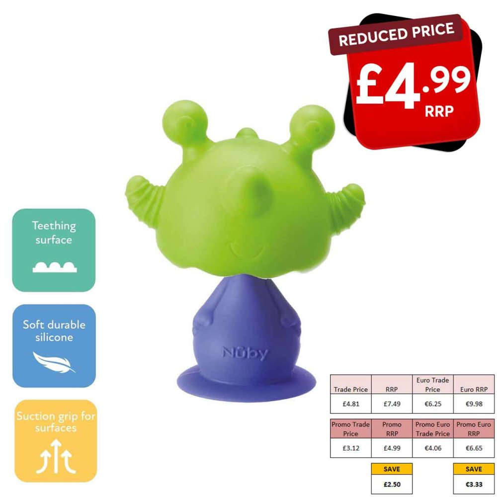 SILICONE BOBBLE HEAD TEETHER