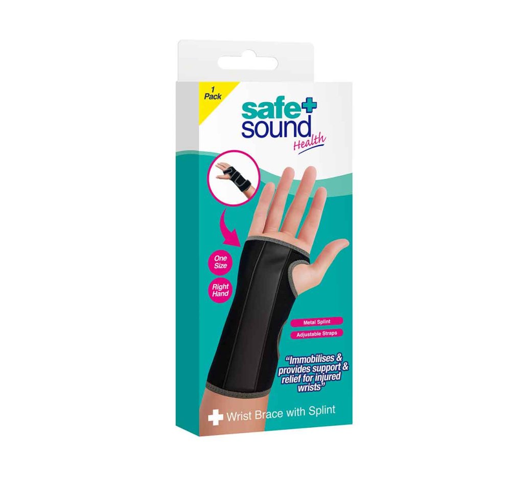 SPLINTED RIGHT WRIST BRACE (ONE SIZE) SPLINTED RIGHT WRIST BRACE (ONE SIZE)