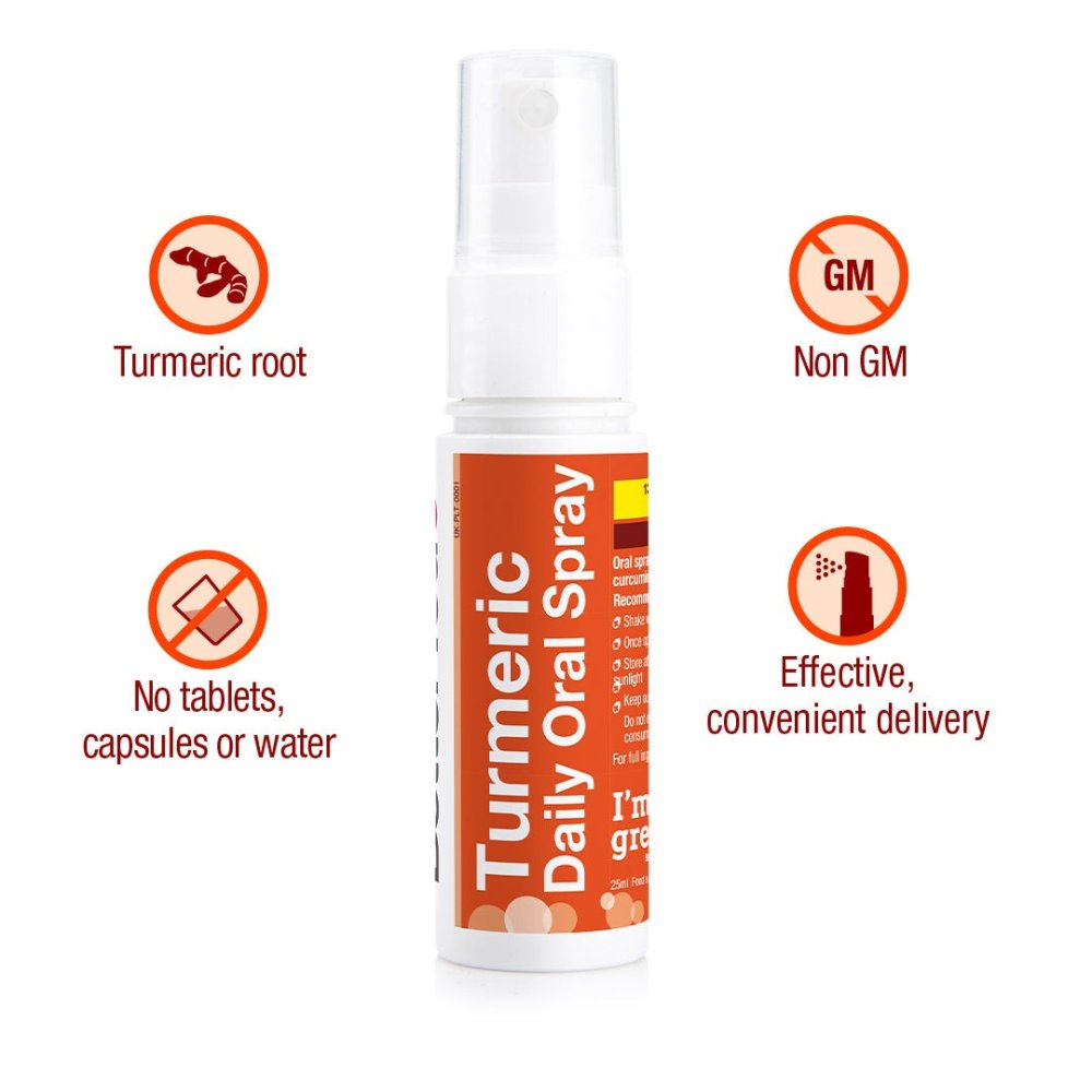 TURMERIC ORAL SPRAY Murrays Health & Beauty (Paul Murray Plc