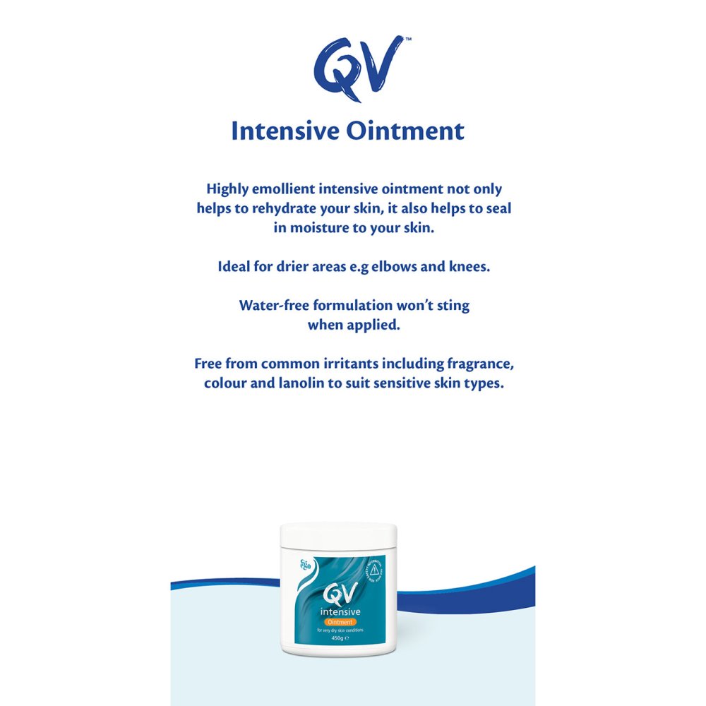 QV INTENSIVE OINTMENT 450G Murrays Health & Beauty (Paul Murray Plc) Health & Beauty Wholesaler