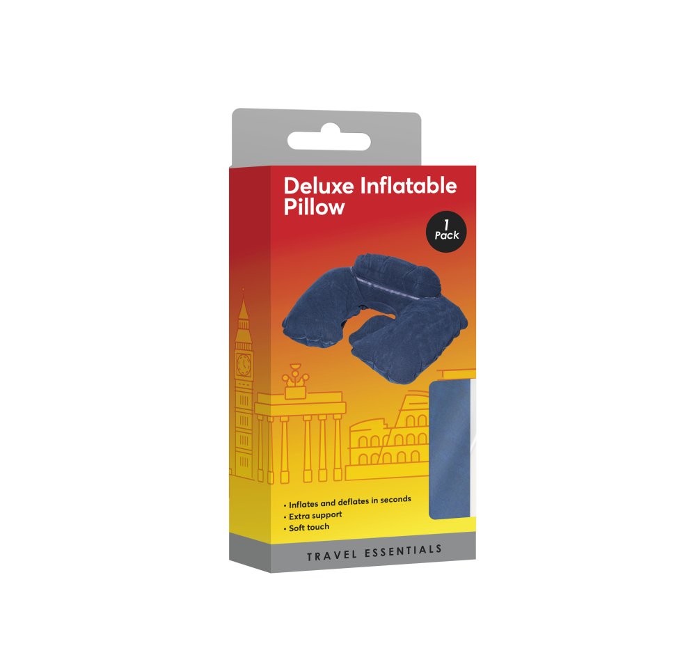 Deluxe travel pillow top