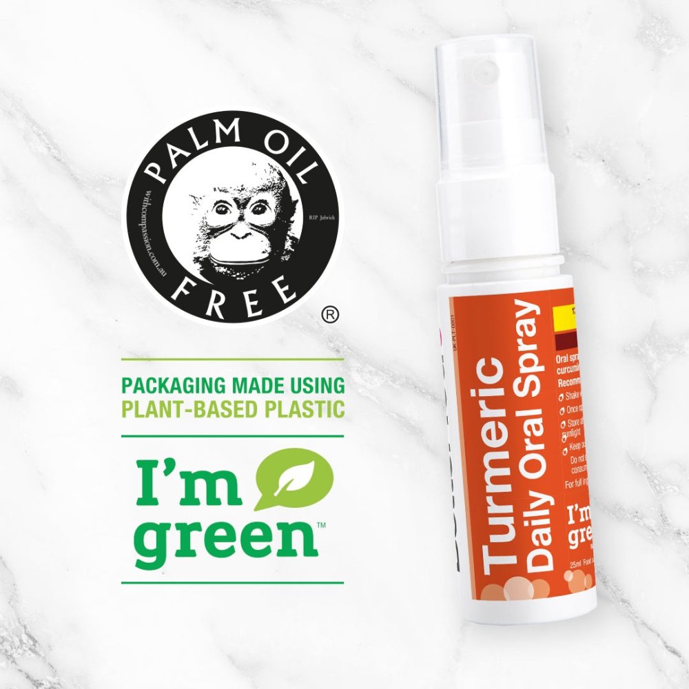 TURMERIC ORAL SPRAY Murrays Health & Beauty (Paul Murray Plc
