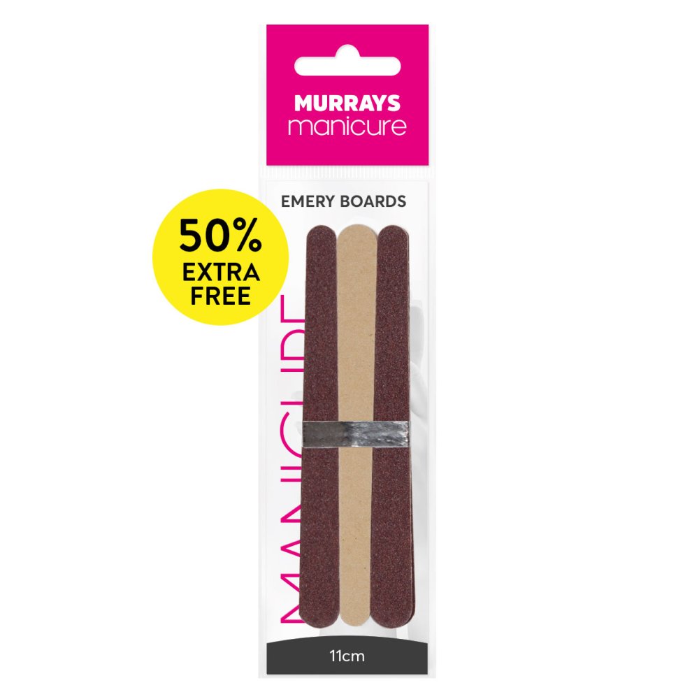EMERY BOARD 11CM (15 FOR PRICE OF 10) Murrays Health & Beauty (Paul