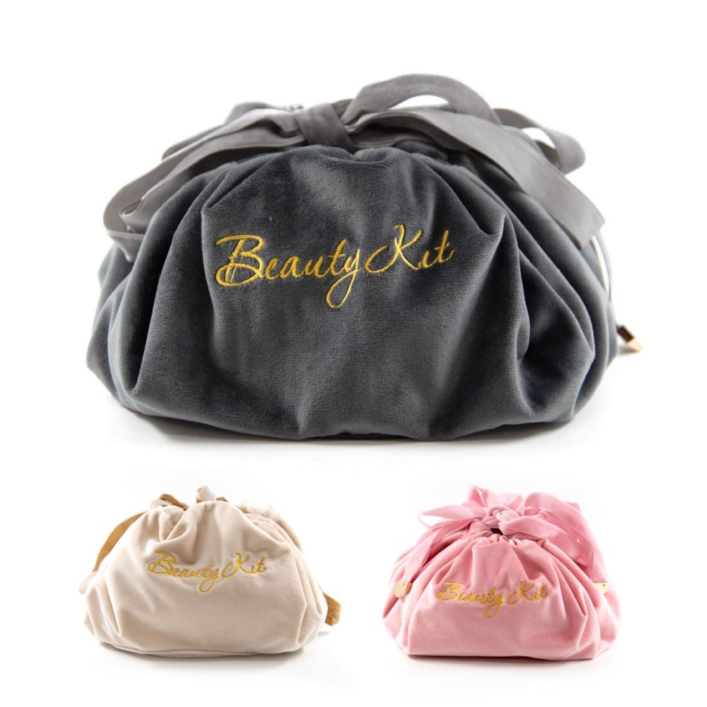 FLAT DRAWSTRING COSMETIC BAG Murrays Health & Beauty (Paul Murray Plc