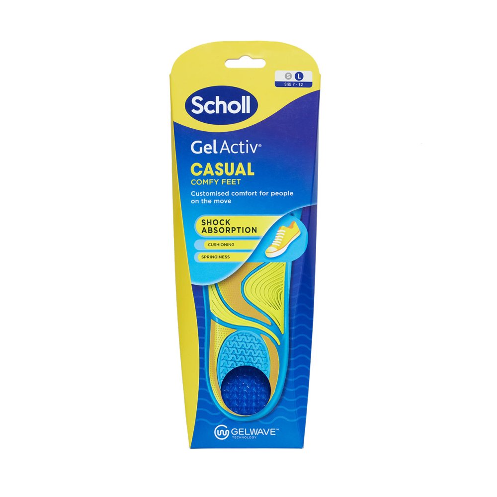 SCHOLL GEL ACTIV INSOLE CASUAL LARGE SCHOLL GEL ACTIV INSOLE CASUAL LARGE