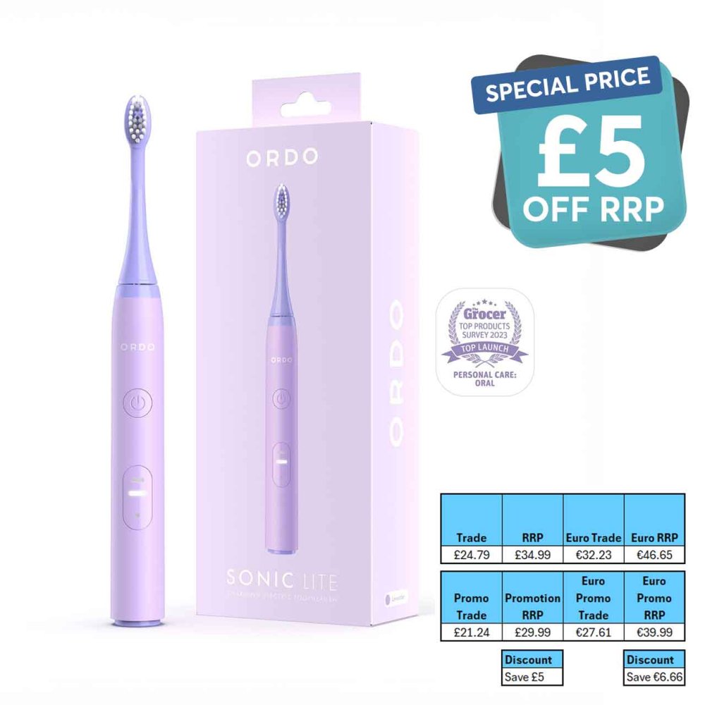 ORDO SONIC LITE TOOTHBRUSH LAVENDER ORDO SONIC LITE TOOTHBRUSH LAVENDER