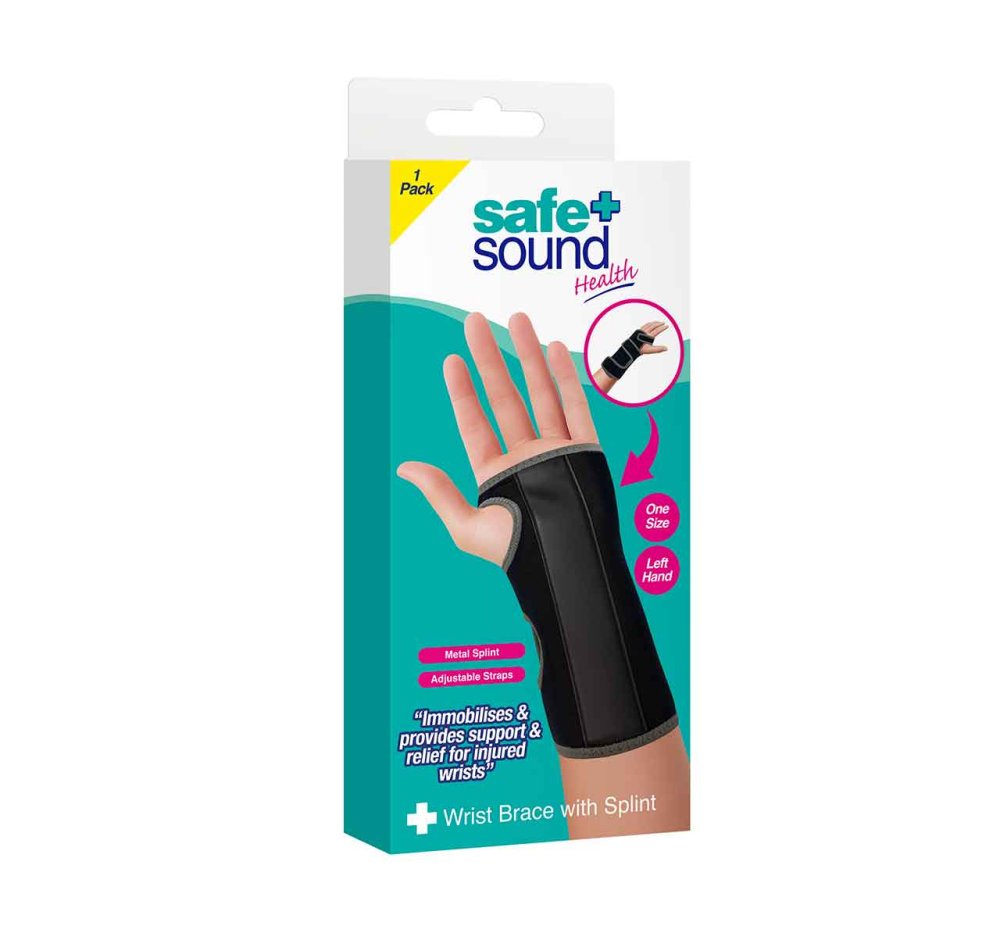 SPLINTED LEFT WRIST BRACE (ONE SIZE) SPLINTED LEFT WRIST BRACE (ONE SIZE)