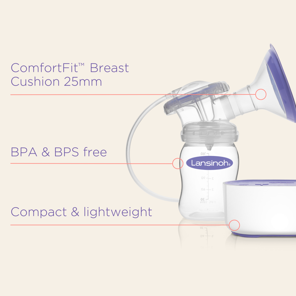 NEW Compact Single Electric Breast Pump - Lansinoh