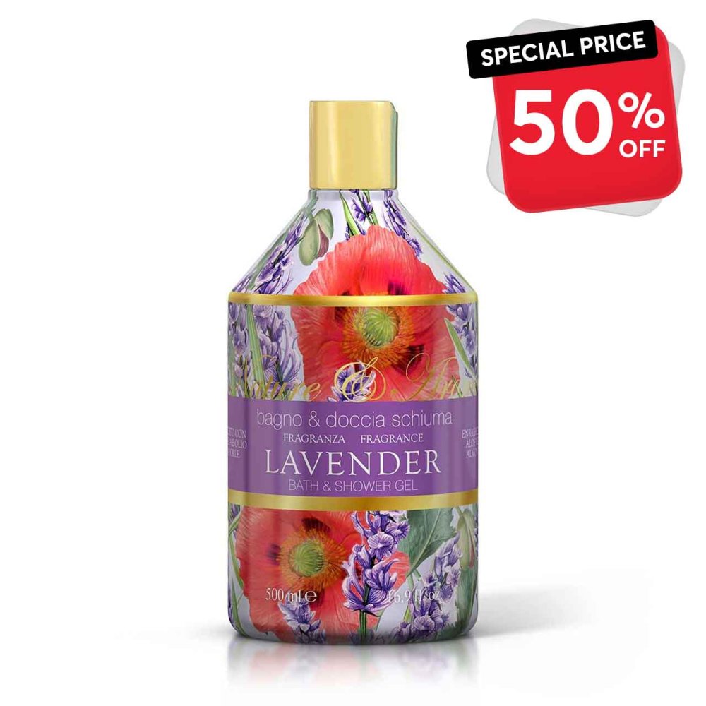 LAVENDER BATH AND SHOWER GEL 500ML LAVENDER BATH AND SHOWER GEL 500ML