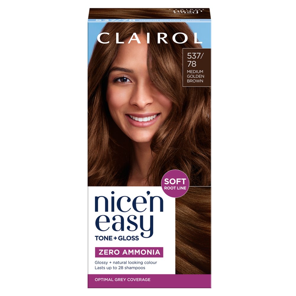 CLAIROL NNE T&G MEDIUM GOLDEN BROWN 537/78 CLAIROL NNE T&G MEDIUM GOLDEN BROWN 537/78