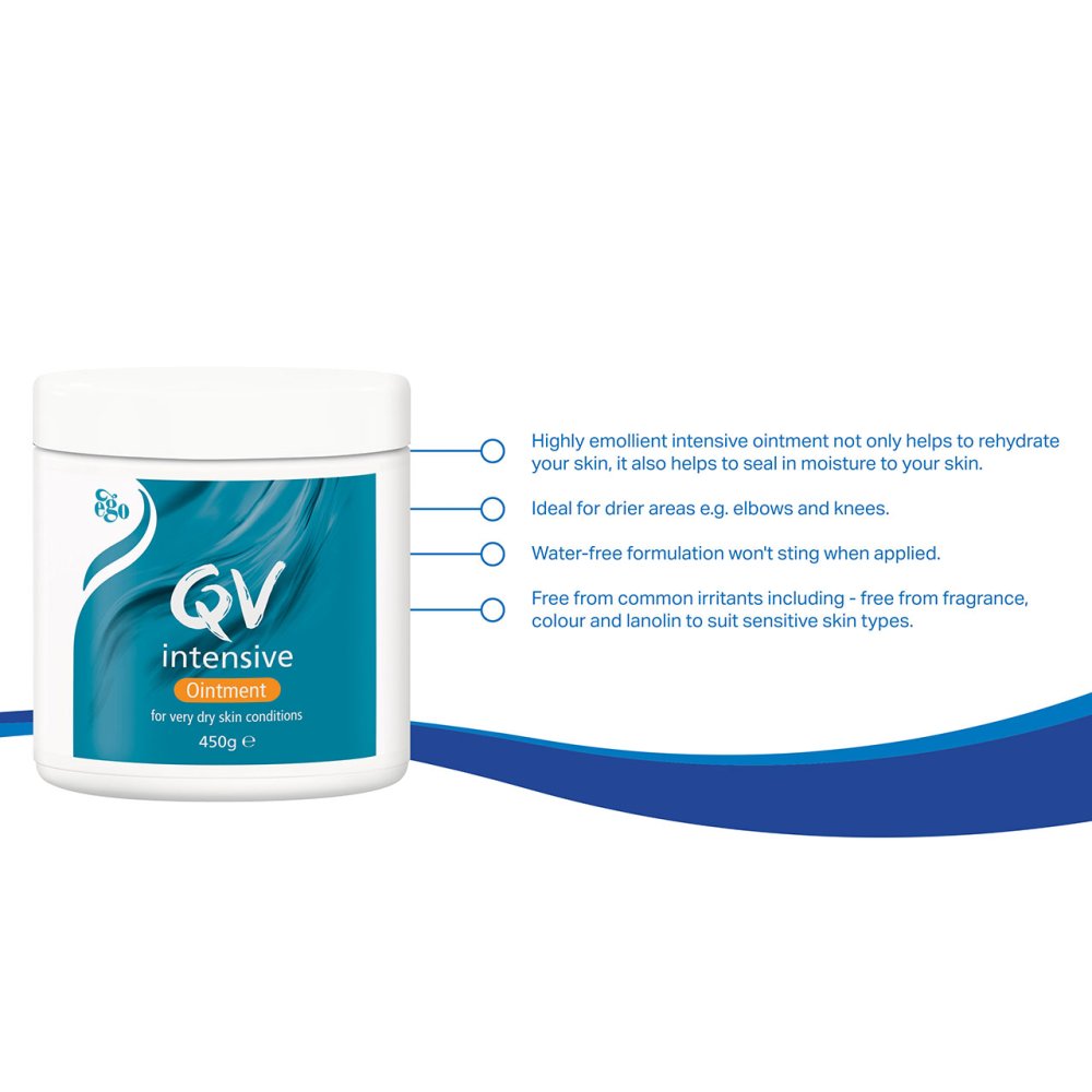 QV INTENSIVE OINTMENT 450G Murrays Health & Beauty (Paul Murray Plc) Health & Beauty Wholesaler