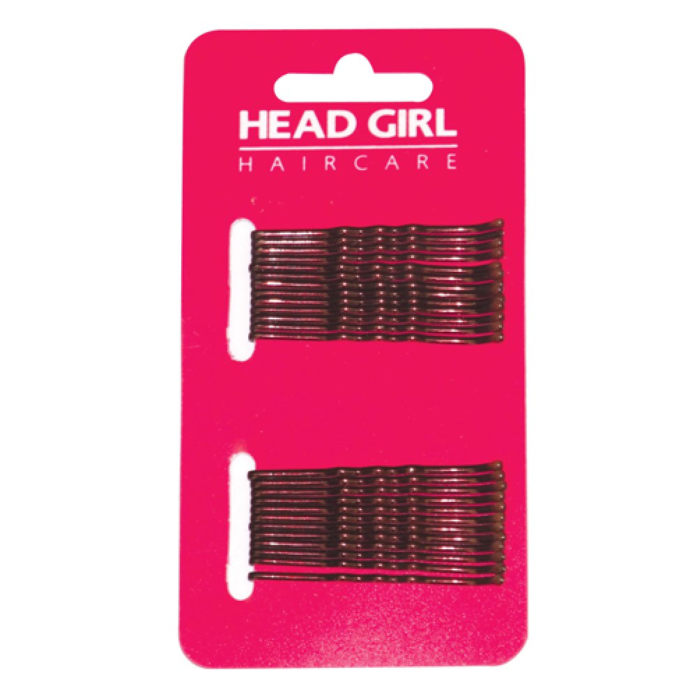 BROWN HAIR GRIPS MEDIUM Murrays Health & Beauty (Paul Murray Plc