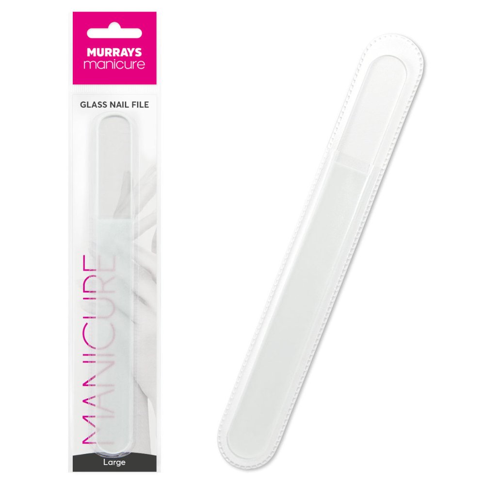 GLASS NAIL FILE LARGE Murrays Health & Beauty (Paul Murray Plc