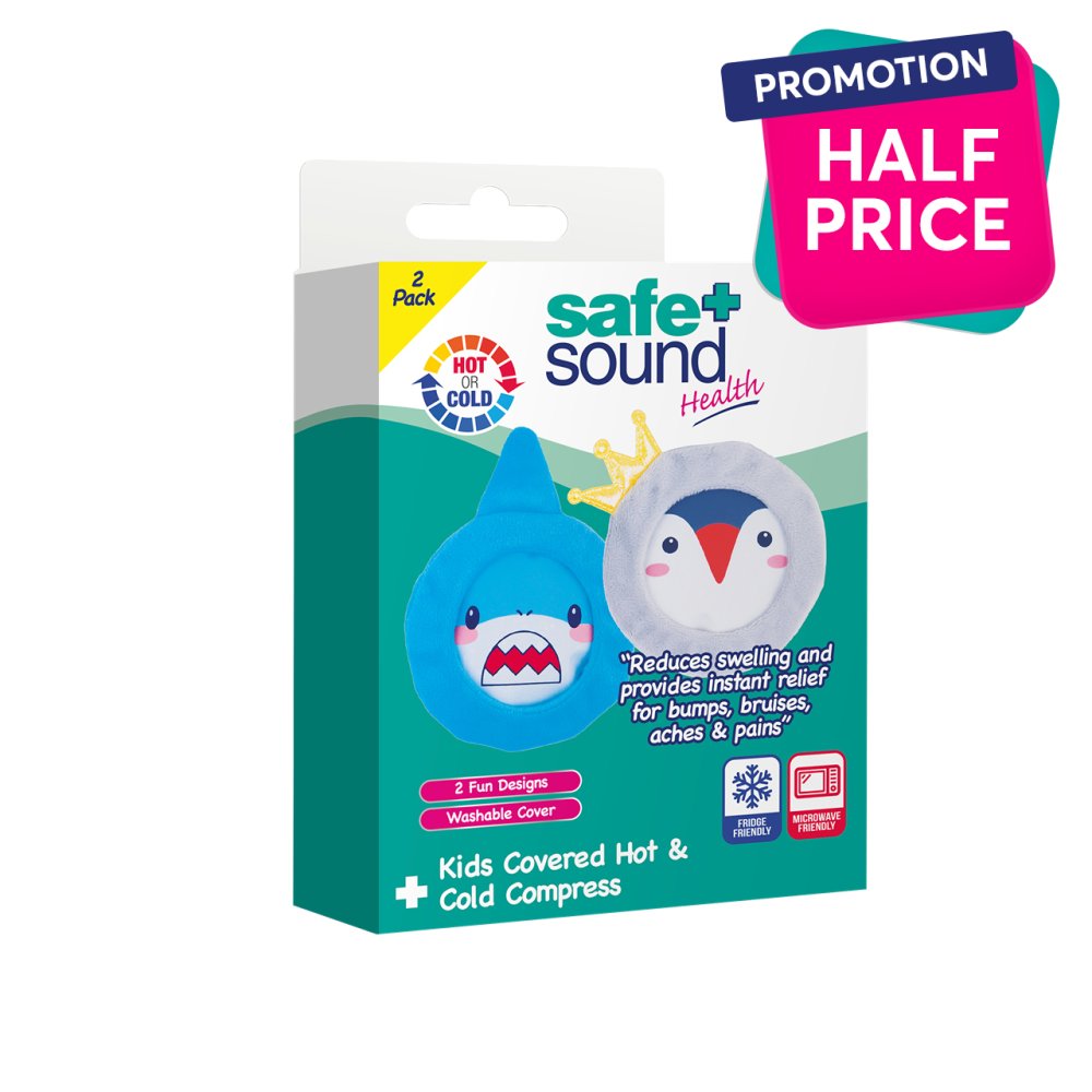 KIDS HOT & COLD PACK WITH REMOVABLE COVER X 2 KIDS HOT & COLD PACK WITH REMOVABLE COVER X 2