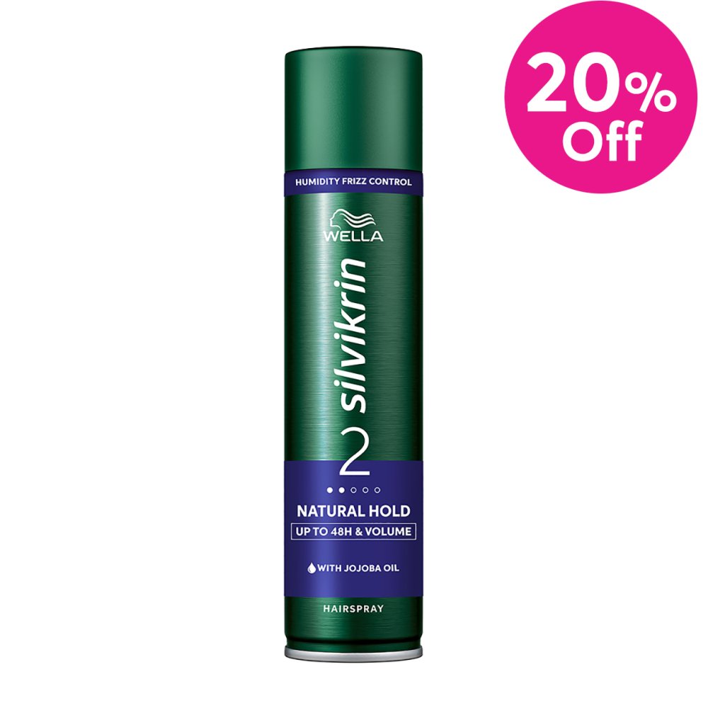 SILVIKRIN NATURAL HOLD HAIRSPRAY 250ML