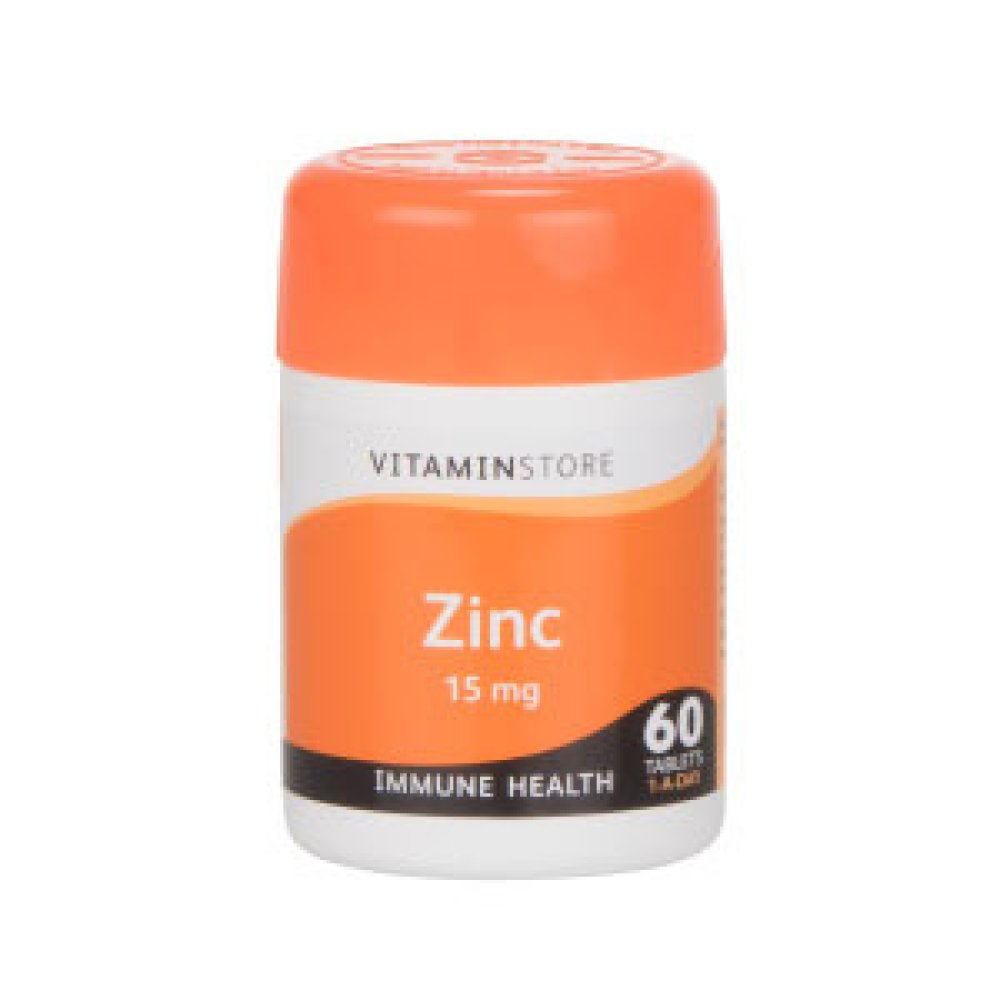 ZINC 15MG TABLETS 60S Murrays Health & Beauty (Paul Murray Plc