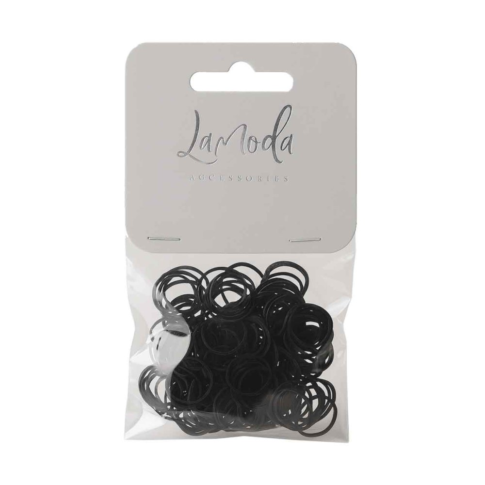 BLACK RUBBER HAIR BANDS BLACK RUBBER HAIR BANDS