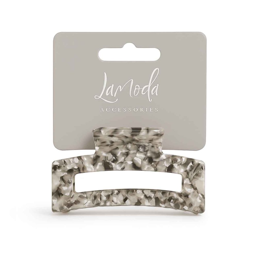 MONOCHROME MARBLED CLAW CLAMP MONOCHROME MARBLED CLAW CLAMP