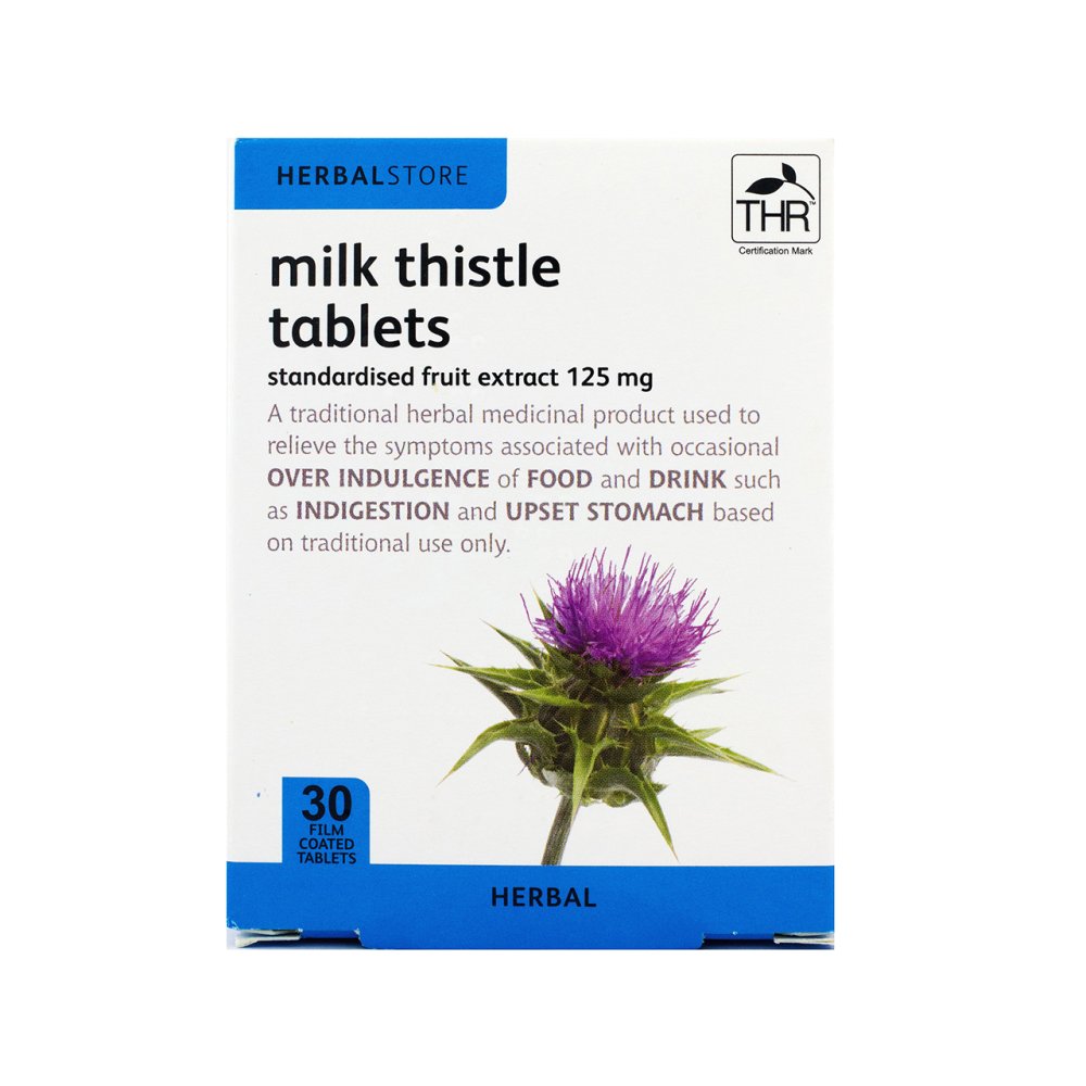 MILK THISTLE 125ML TABLETS 30S Murrays Health & Beauty (Paul Murray Plc) Health & Beauty