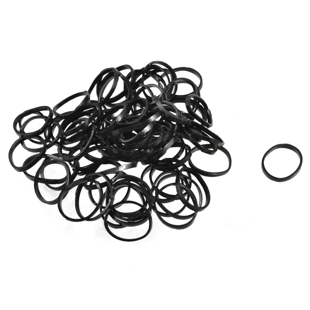 BLACK RUBBER HAIR BANDS Murrays Health & Beauty (Paul Murray Plc