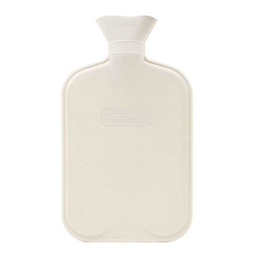 HOT WATER BOTTLE CREAM SINGLE RIB HOT WATER BOTTLE CREAM SINGLE RIB