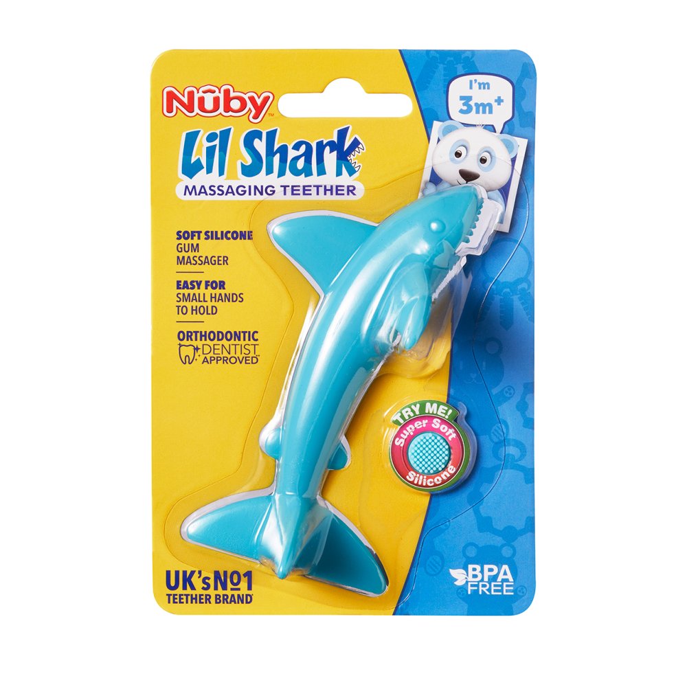 shark teething toy