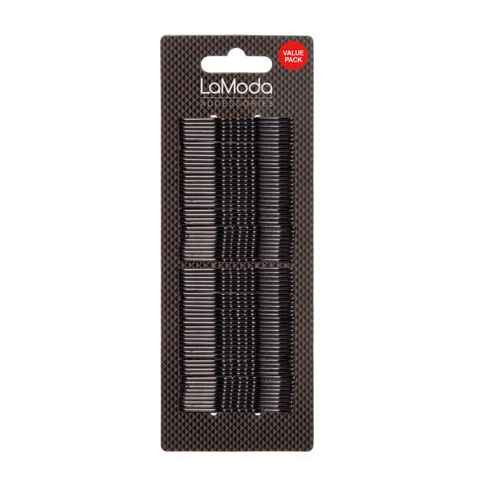 HAIRGRIPS MEDIUM BLACK BULK PACK 70PCS HAIRGRIPS MEDIUM BLACK BULK PACK 70PCS
