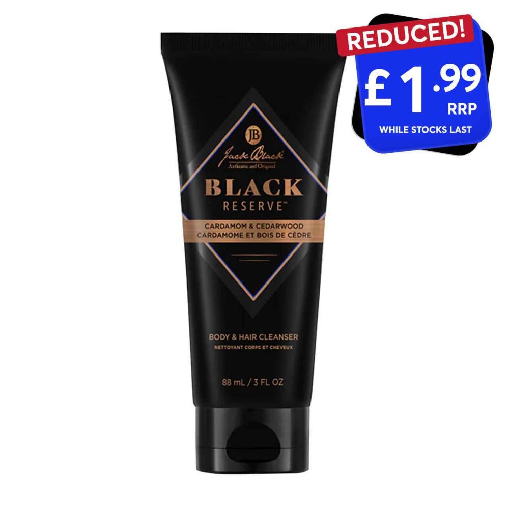 BLACK RESERVE BODY HAIR CLEANSER 88ML BLACK RESERVE BODY HAIR CLEANSER 88ML
