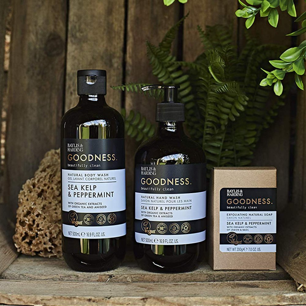 GOODNESS SEA KELP & PEPPERMINT HAND WASH Murrays Health & Beauty