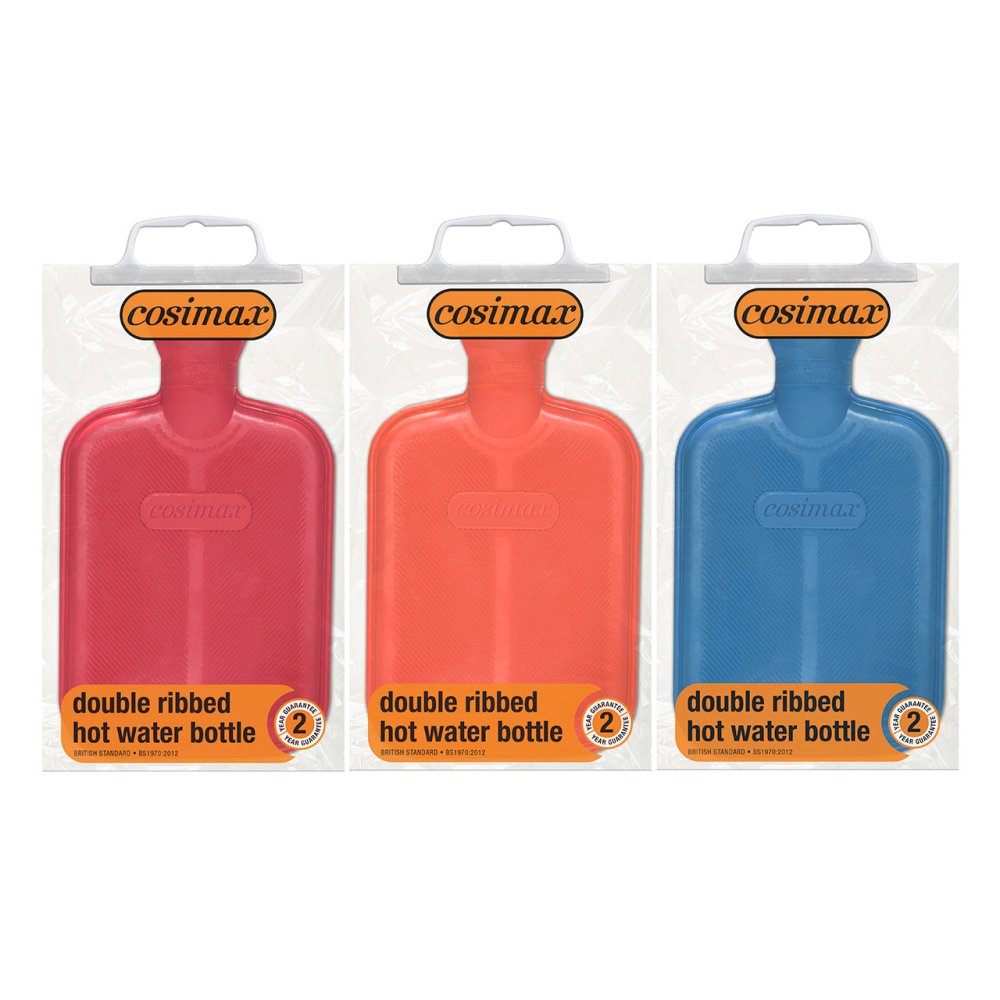COSIMAX DOUBLE RIB HOT WATER BOTTLE Murrays Health & Beauty (Paul